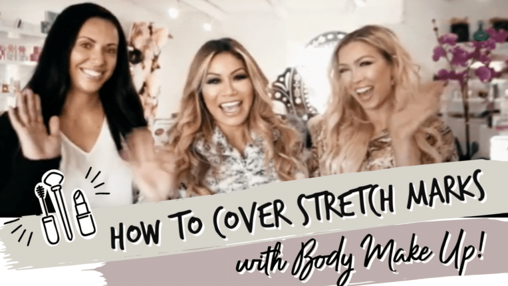 how to cover stretch marks with body makeup